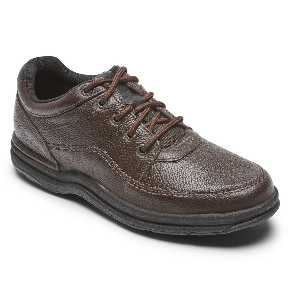 Rockport Sneakers For Mens Brown - World Tour Classic Shoe - ZN8154207